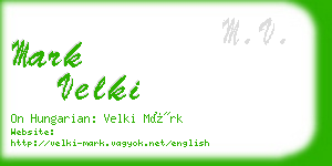 mark velki business card